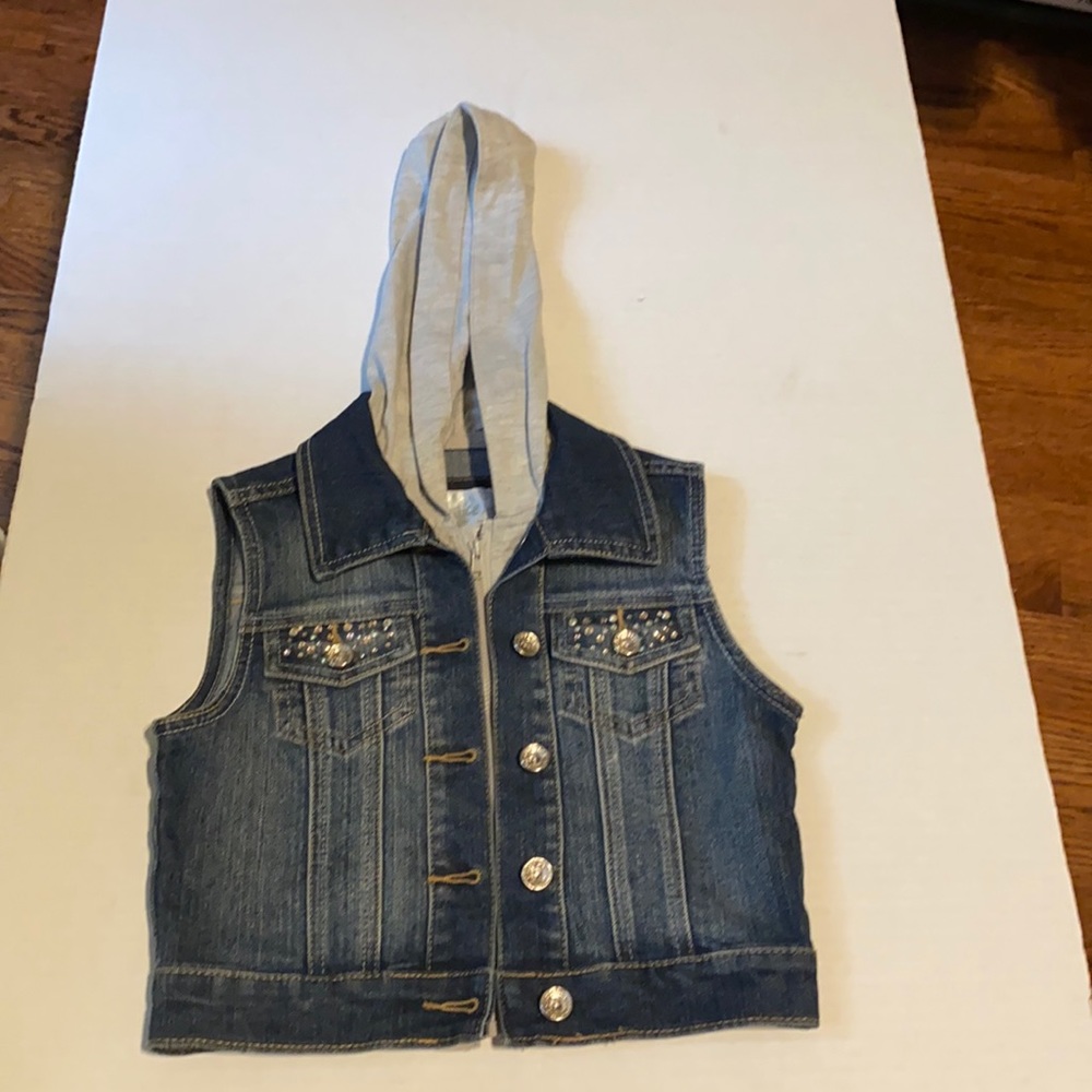 Justice Premium Hooded Jean Jacket